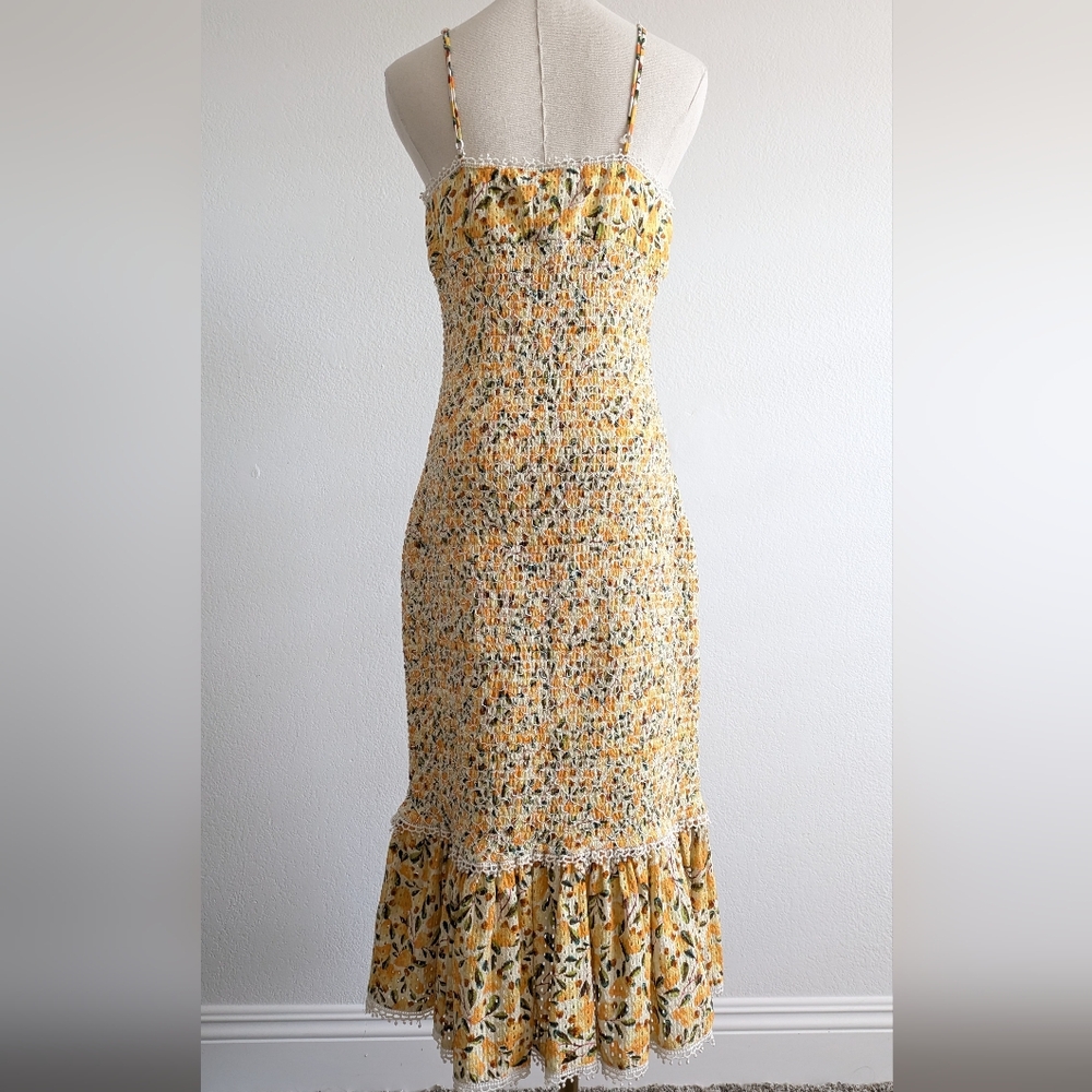 FARM Rio Smocked Midi Dress - Picture 4 of 11